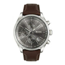 Hugo Boss Men S ur Chronograph Grand Prix grå Hb1513476