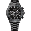 Hugo Boss Men S ur Chronograph Ikon sort PVD-belægning Hb1512961