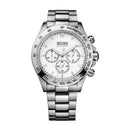 Hugo Boss Men S ur Chronograph Ikon sølv Hb1512962