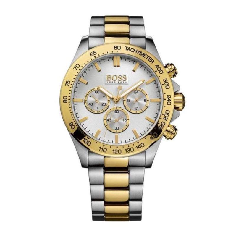 Hugo Boss Men S ur Chronograph Ikon tofarvet Hb1512960