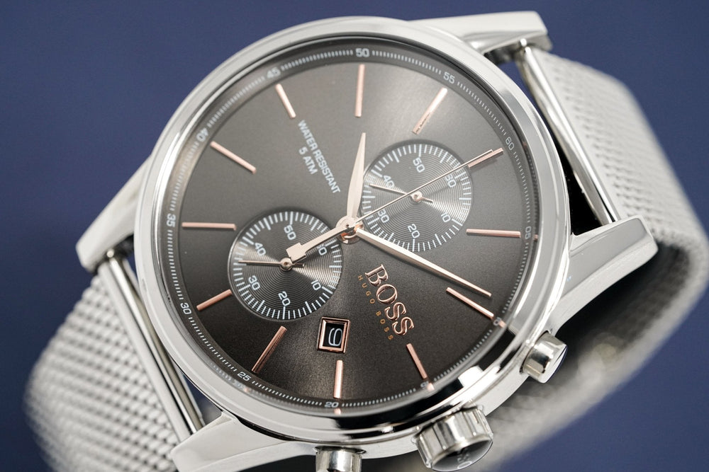 Hugo Boss Men S ur Chronograph Jet grå Hb1513440