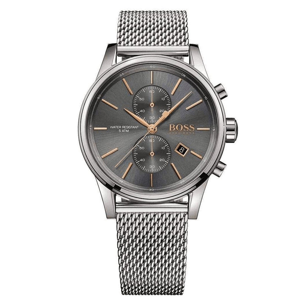 Hugo Boss Men S ur Chronograph Jet grå Hb1513440