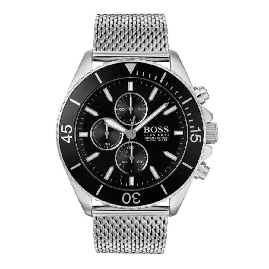Hugo Boss Men S ur Chronograph Ocean Edition sort Hb1513701