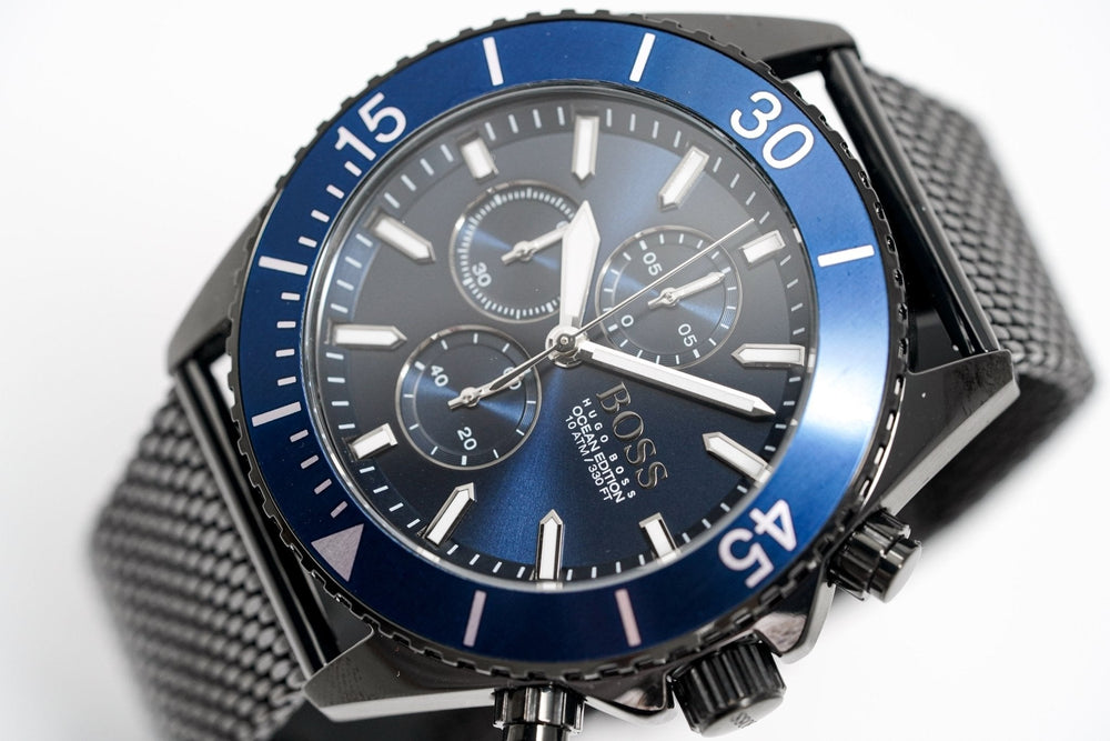 Hugo Boss Men S ur Chronograph Ocean Edition blå Hb1513702