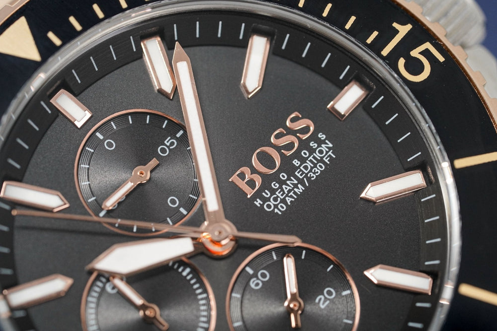 Hugo Boss Men S ur Chronograph Ocean Edition tofarvet Hb1513705