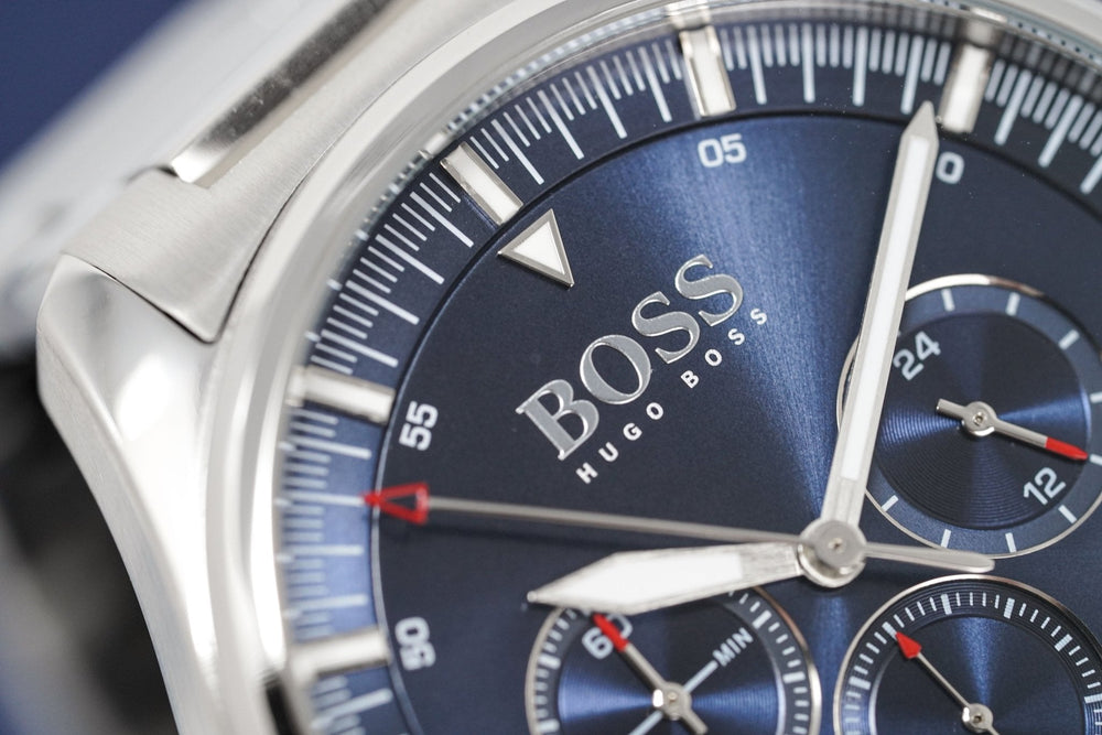 Hugo Boss Men S ur Chronograph Pioneer blå Hb1513867