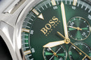 Hugo Boss Men S ur Chronograph Pioneer grøn Hb1513868
