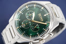 Hugo Boss Men S ur Chronograph Pioneer grøn Hb1513868