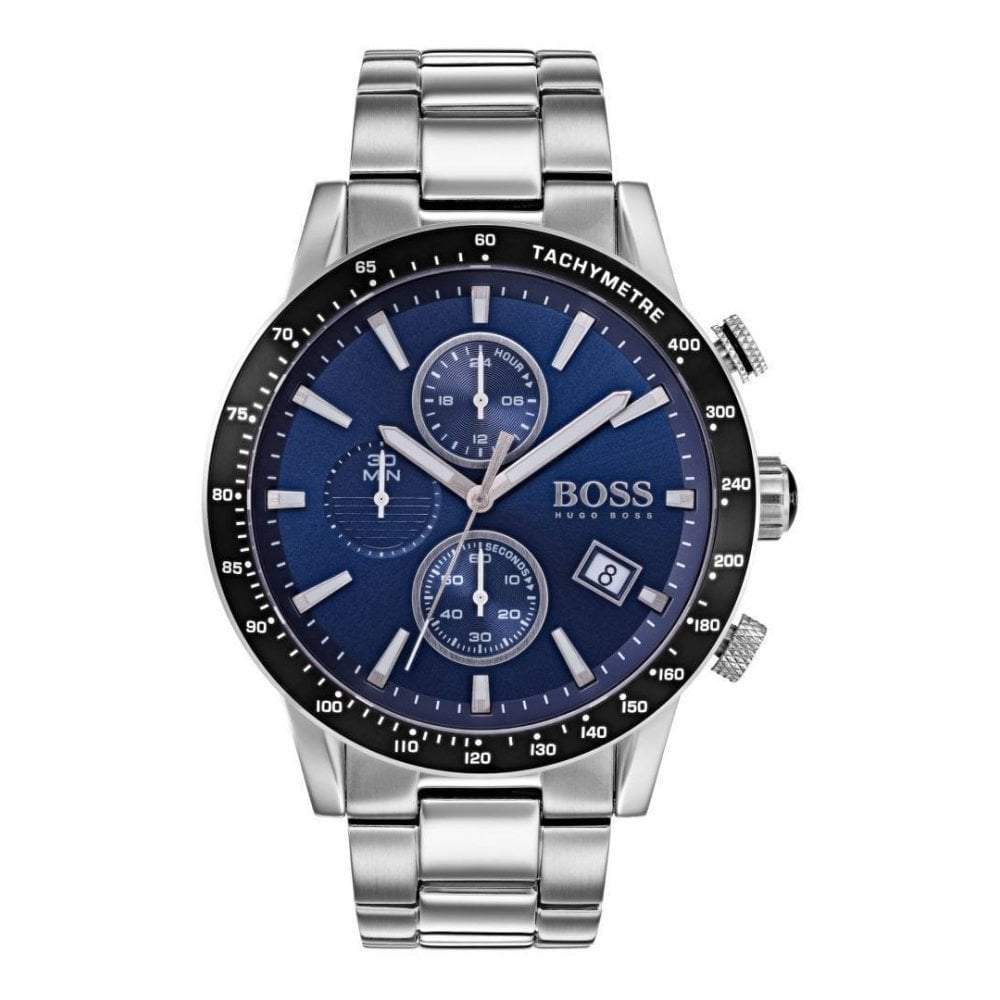 Hugo Boss Men S ur Chronograph Rafale blå Hb1513510