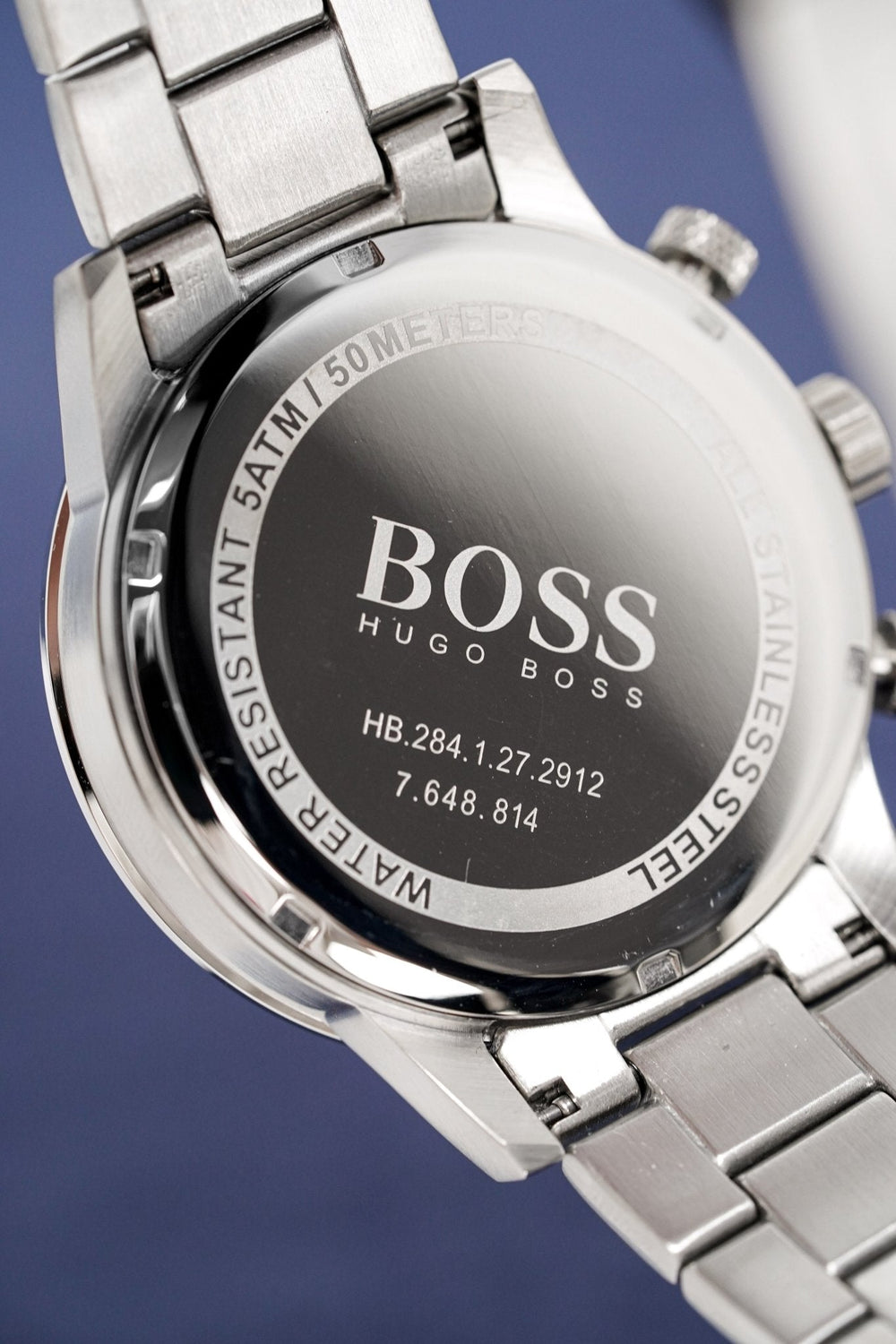 Hugo Boss Men S ur Chronograph Rafale sølv Hb1513511