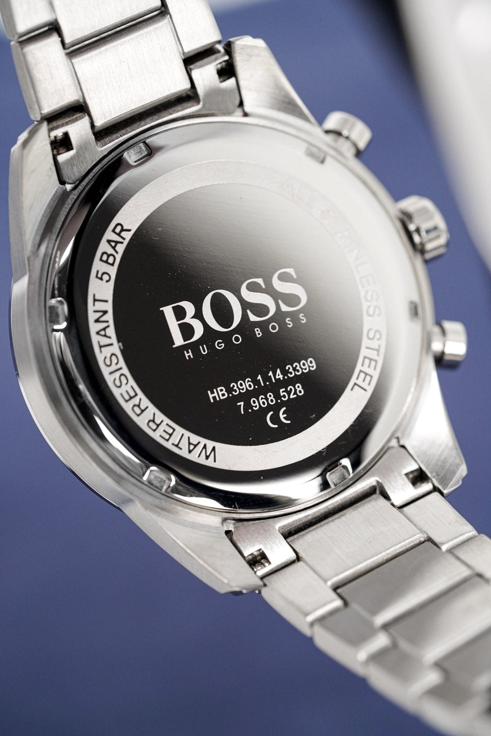 Hugo Boss Men S ur Chronograph Skymaster blå Hb1513784