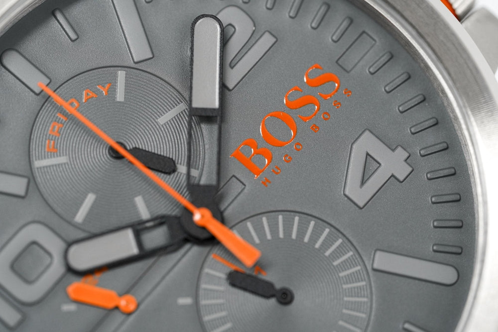 Hugo Boss orange Men S ur Detroit grå Hb1550007