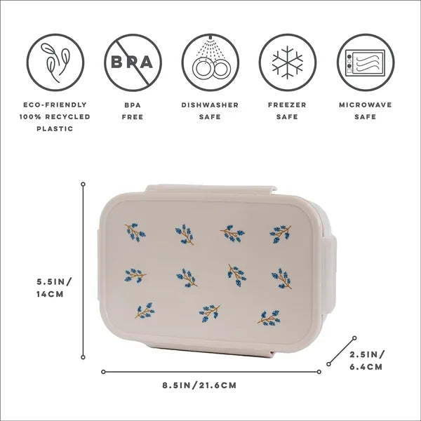 Madkasse – Blåbær, taupe – 3 Sprouts