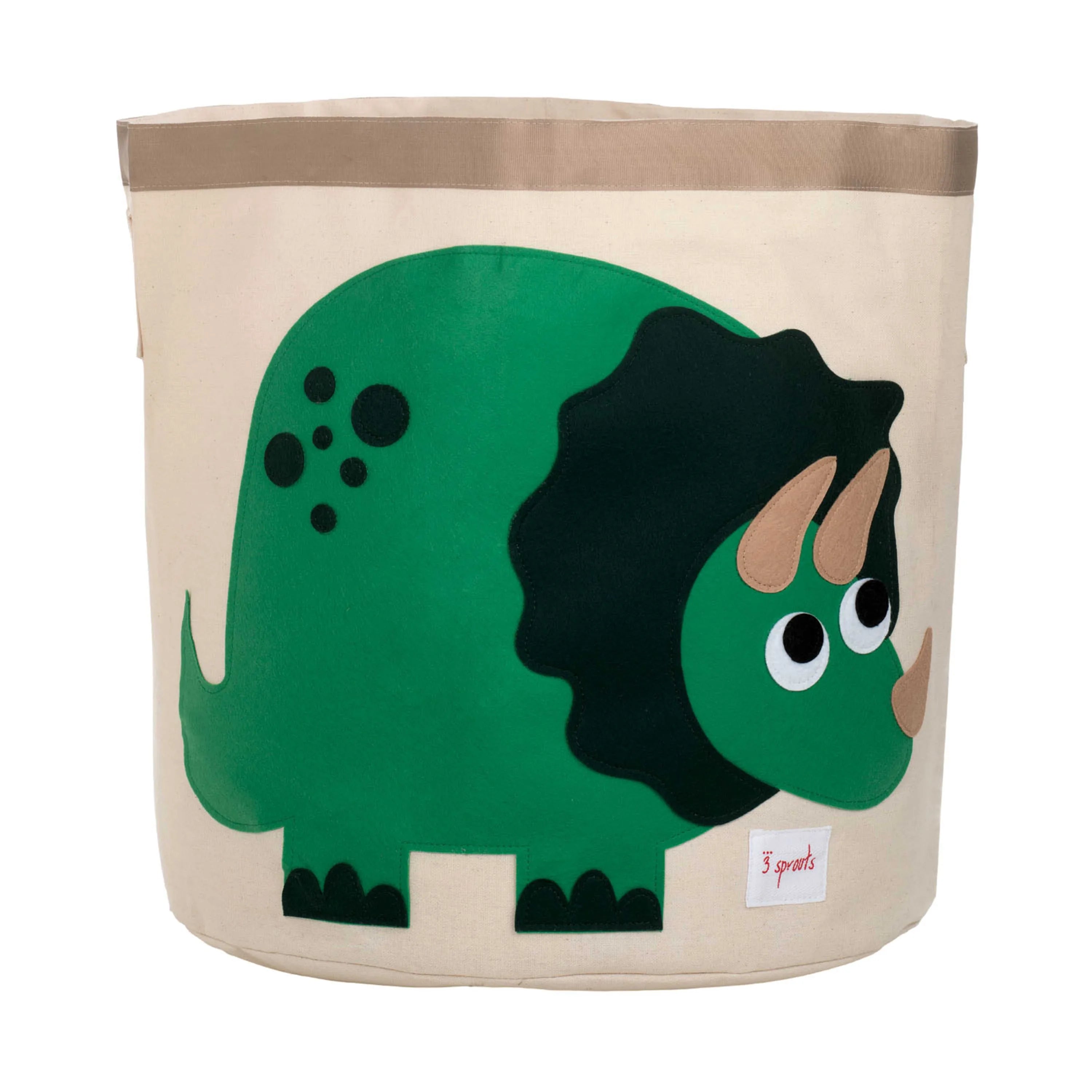 3 Sprouts Opbevaringsbeholder Rund, Dinosaur