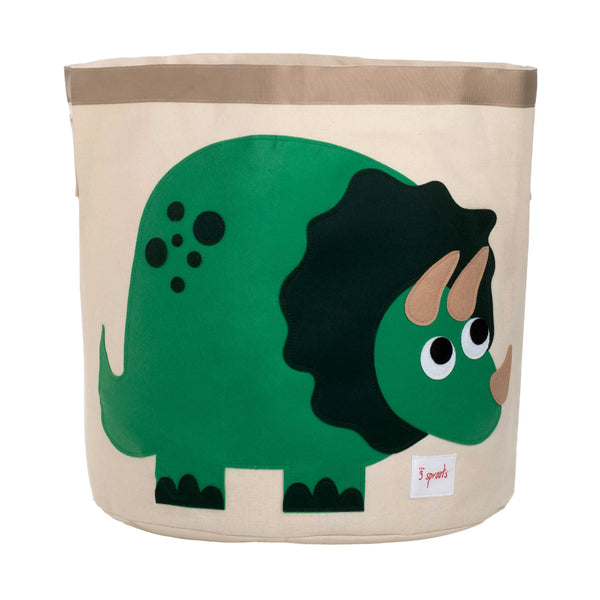 3 Sprouts Opbevaringsbeholder Rund, Dinosaur
