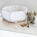 3 Sprouts Boldbassin, Gingham beige