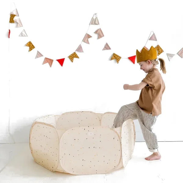 3 Sprouts Boldbassin, Terrazzo beige