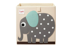 Opbevaringskasse – Elefant – 3 Sprouts
