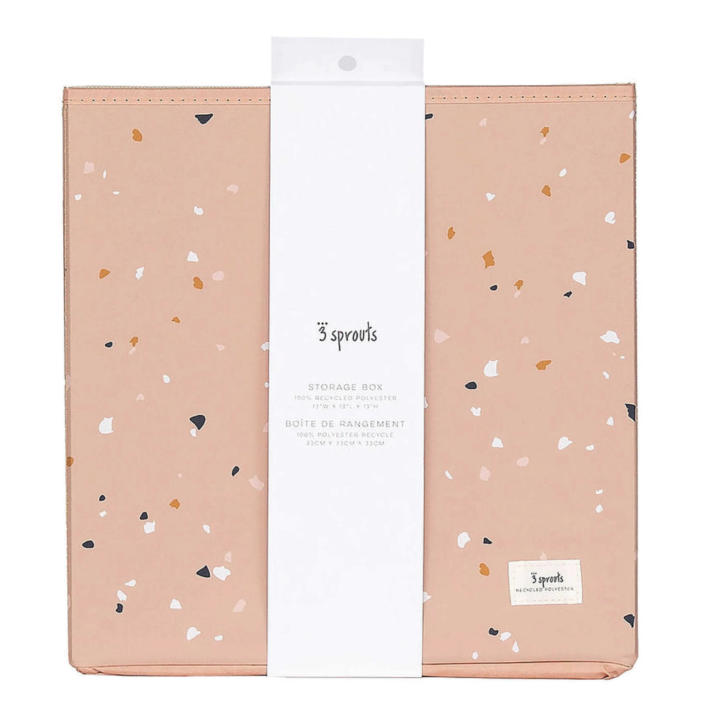 Opbevaringskasse – Terrazzo, Ler – 3 Sprouts