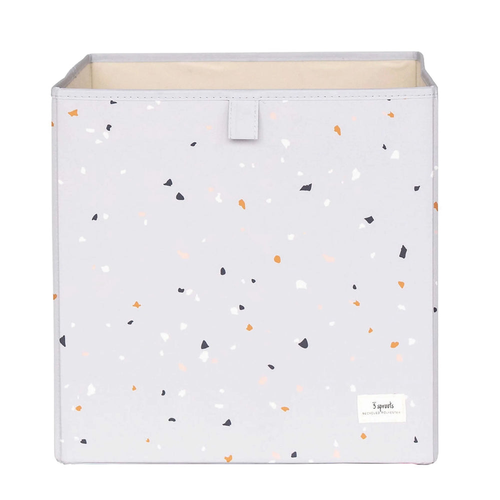 Opbevaringskasse – Terrazzo, Lysegrå – 3 Sprouts