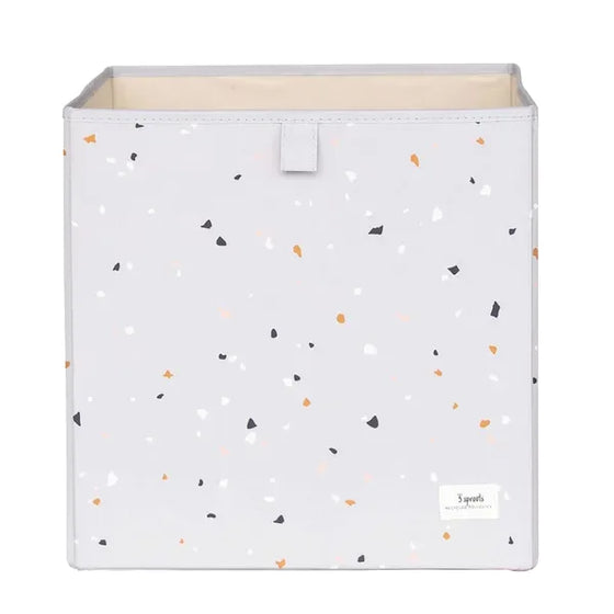 Opbevaringskasse – Terrazzo, Lysegrå – 3 Sprouts