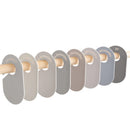 Skabsdeler (8 Stk.) – Beige grå – 3 Sprouts