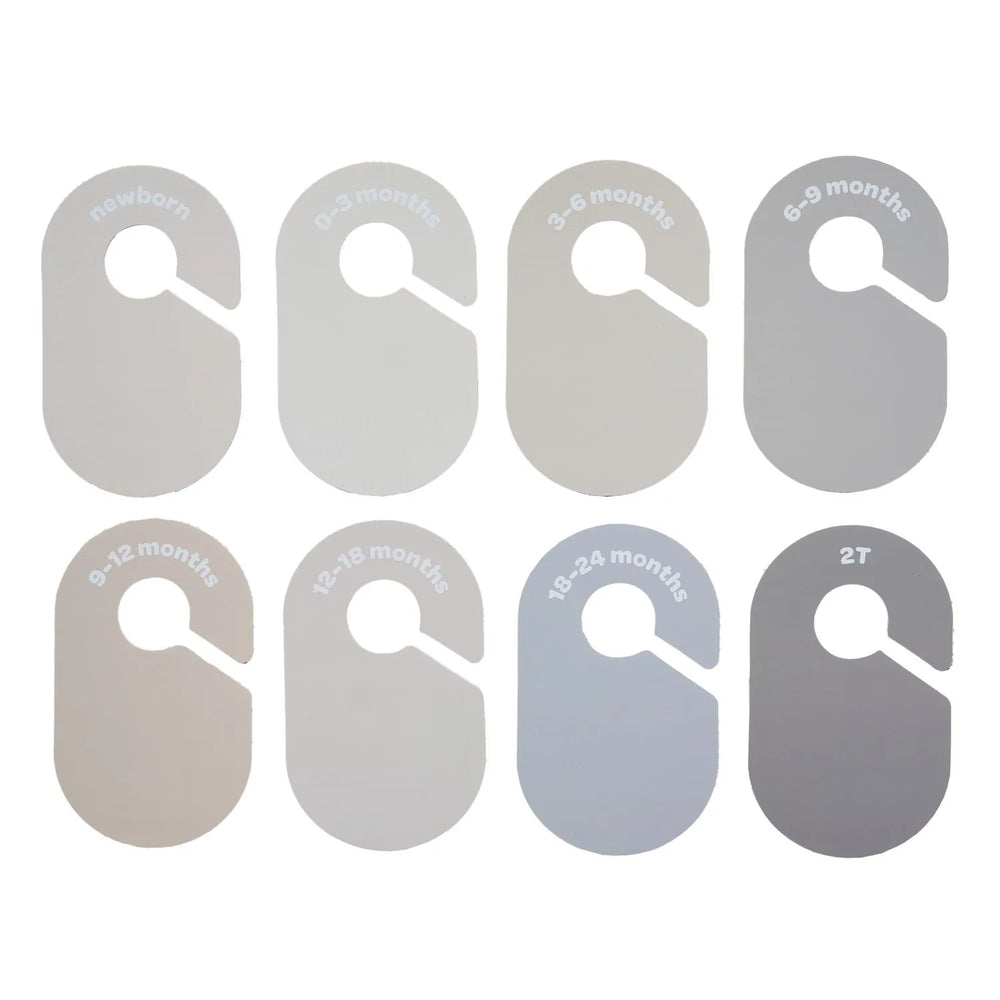 Skabsdeler (8 Stk.) – Beige grå – 3 Sprouts