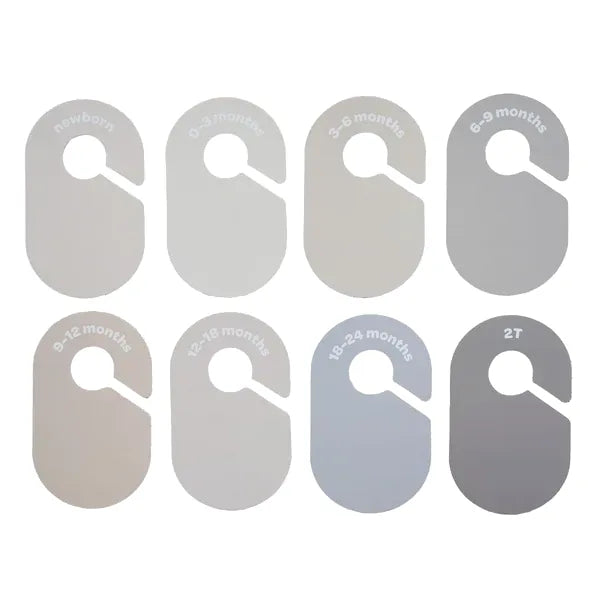 Skabsdeler (8 Stk.) – Beige grå – 3 Sprouts