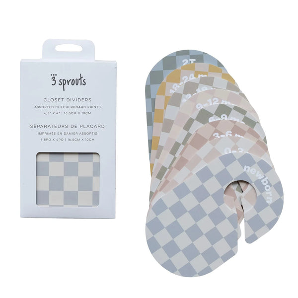 3 Sprouts Skabsdeler (8 stk.), Checkerboard