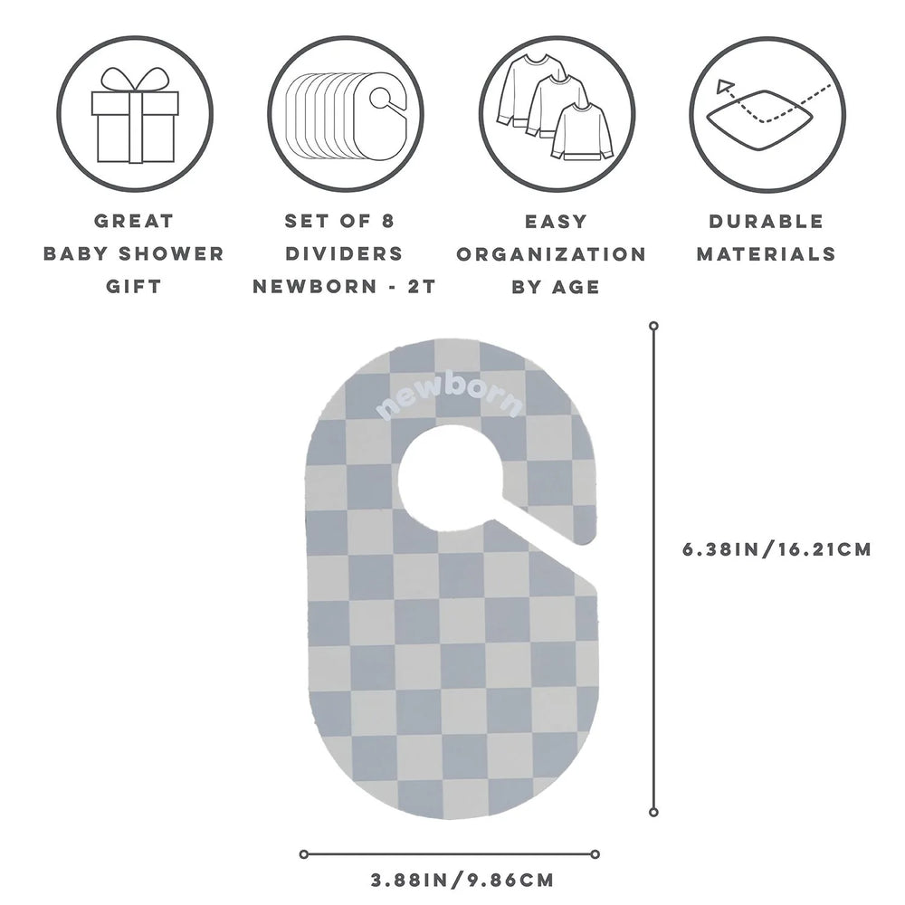 Skabsdeler (8 Stk.) – Checkerboard – 3 Sprouts