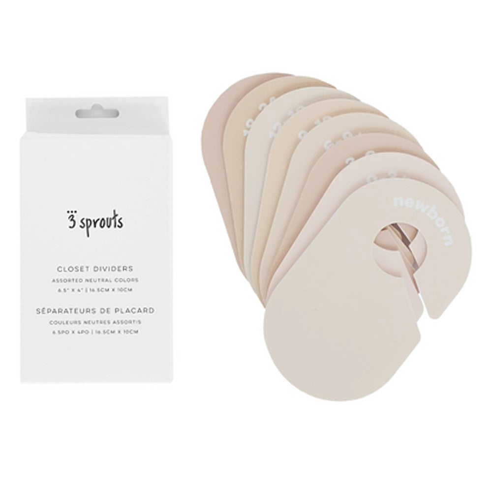 Skabsdeler (8 Stk.) – Neutral – 3 Sprouts