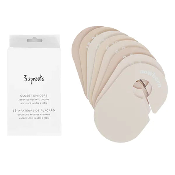 Skabsdeler (8 Stk.) – Neutral – 3 Sprouts