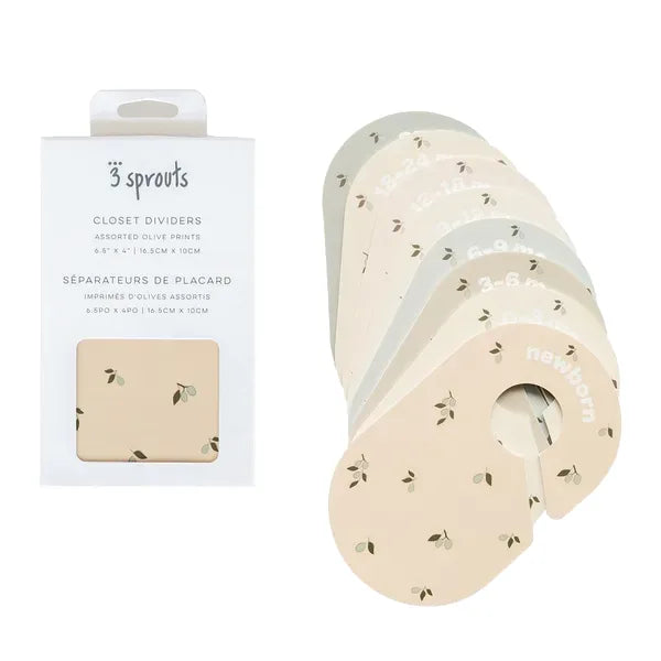 Skabsdeler (8 Stk.) – Oliven – 3 Sprouts