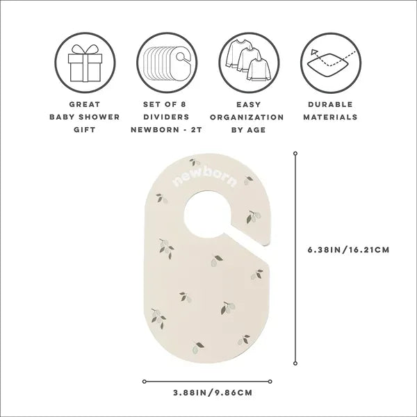 Skabsdeler (8 Stk.) – Oliven – 3 Sprouts