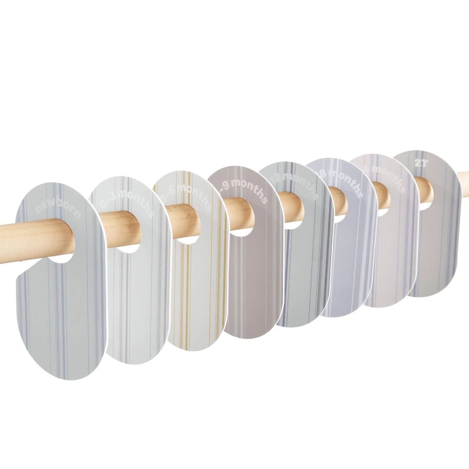 3 Sprouts Skabsdeler (8 stk.), Stripe