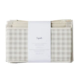 3 Sprouts Dørophæng med lommer, Gingham beige