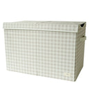 Opbevaringskasse Med Låg – Gingham beige – 3 Sprouts