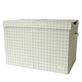 Opbevaringskasse Med Låg – Gingham beige – 3 Sprouts