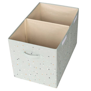 Opbevaringskasse Med Låg – Terrazzo, Grøn – 3 Sprouts