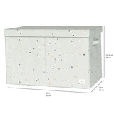 Opbevaringskasse Med Låg – Terrazzo, Grøn – 3 Sprouts