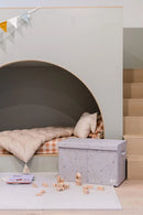 Opbevaringskasse Med Låg – Terrazzo, Lysegrå – 3 Sprouts
