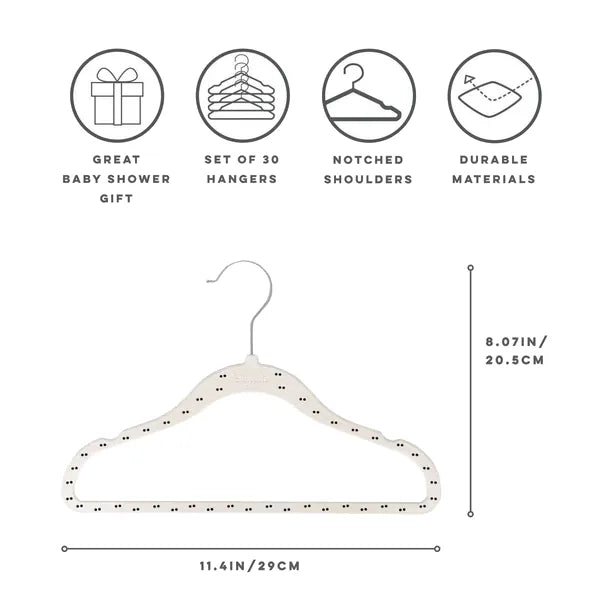 Velourbøjle (15 Stk.) – Double dot beige – 3 Sprouts