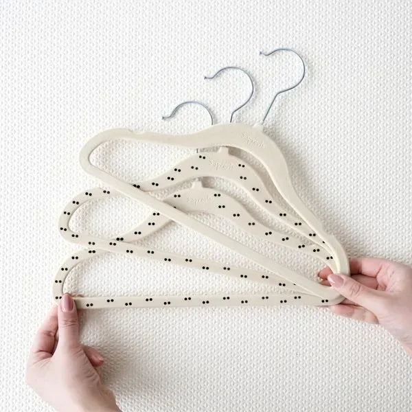 Velourbøjle (15 Stk.) – Double dot beige – 3 Sprouts