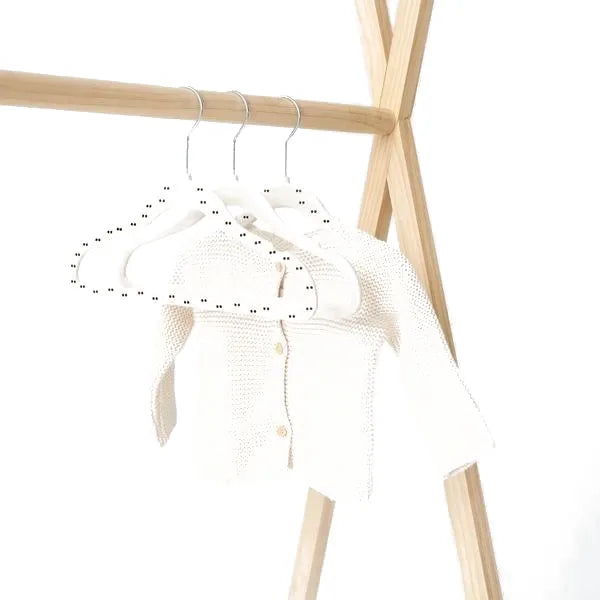 Velourbøjle (15 Stk.) – Double dot beige – 3 Sprouts