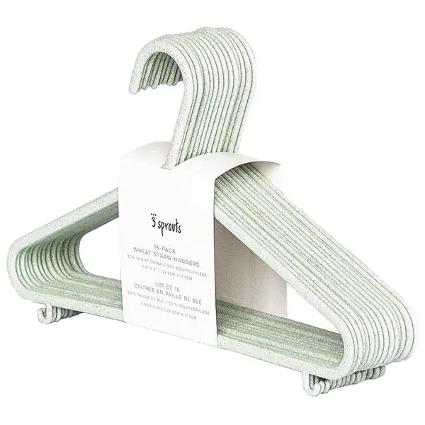 Bøjle I Hvede Halm (15 Stk.) – Grøn – 3 Sprouts