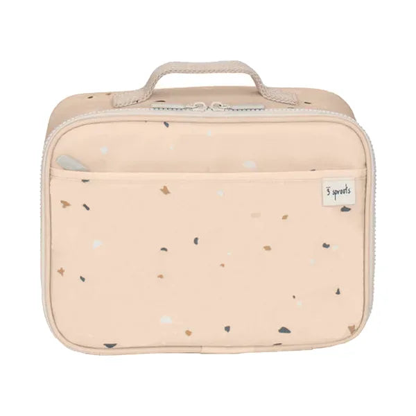 Taske Til Frokost Og Snack – Terrazzo, sand – 3 Sprouts