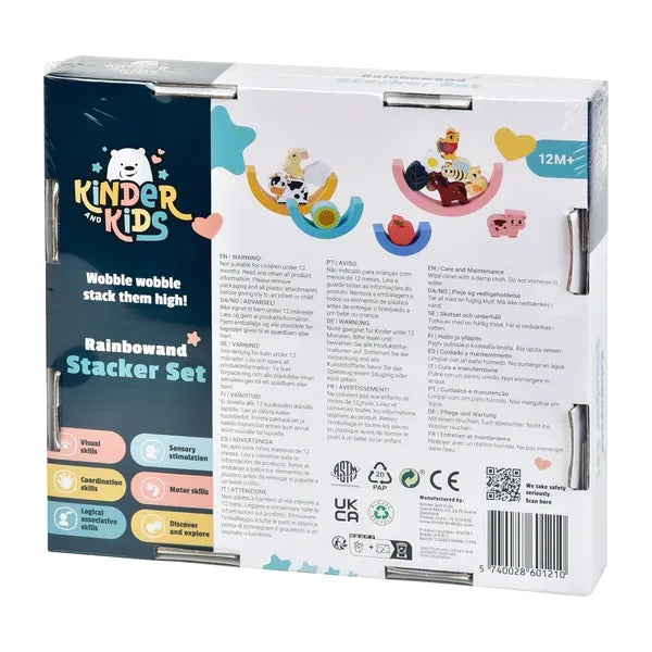 Kinder and Kids Byggeblokke, Regnbue og figurer (sæt)