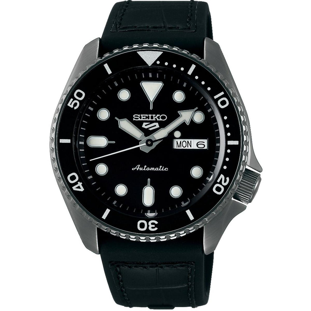 Seiko 5 Sports Automatic sort herreur SRPD65K3