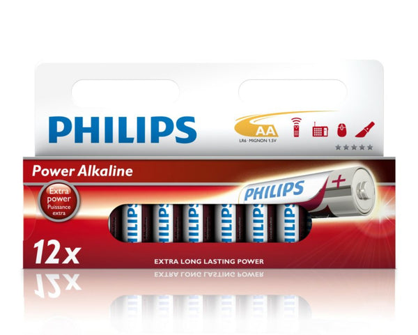 Philips Power Life AA type Standardbatterier