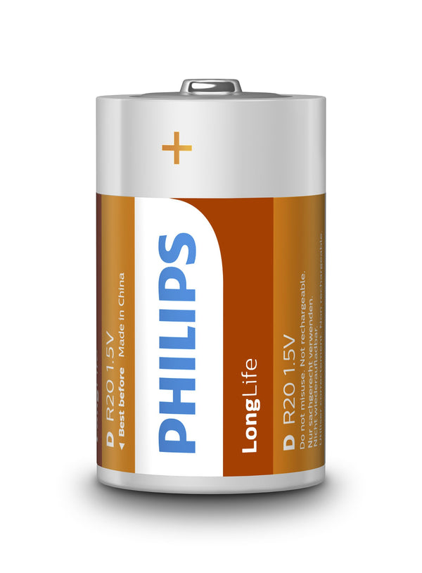 Philips LongLife D-type Standardbatterier